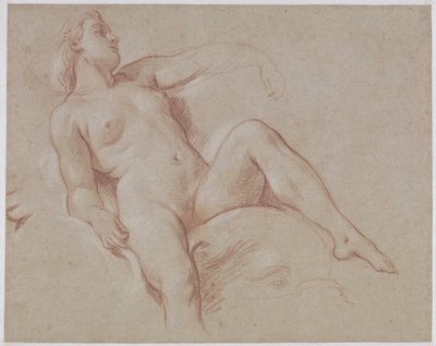 Female Nude on a Dolphin by François Boucher