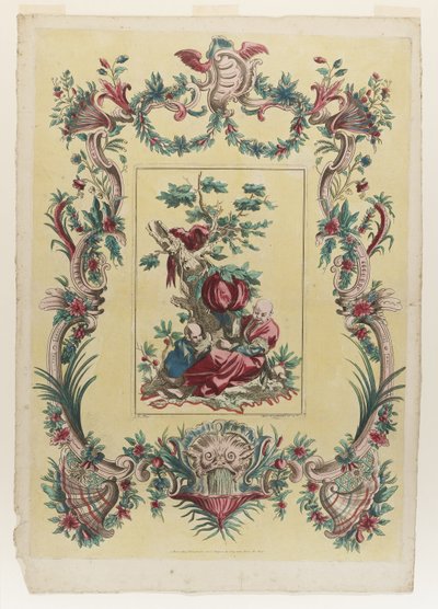 Fire Screen- The Sense of Taste by François Boucher