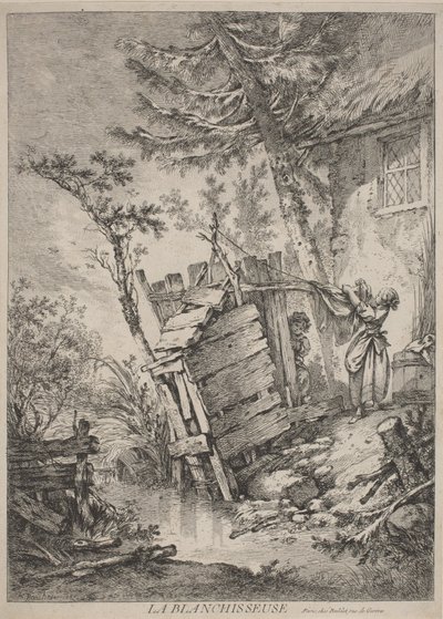 The Laundress by François Boucher