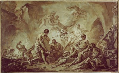 The Forges of Vulcan by François Boucher