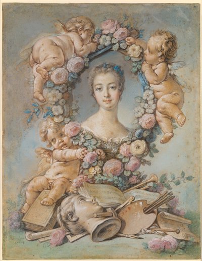 Madame de Pompadour by François Boucher