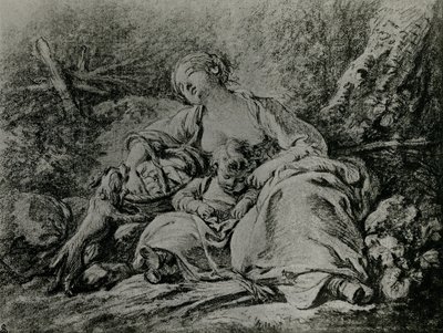 On the Way to Market by François Boucher