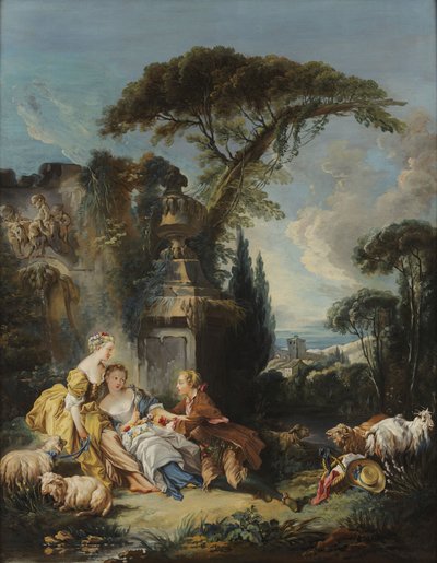 Pastoral Scene by François Boucher