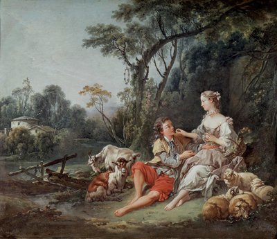 Is He Thinking of the Grapes? by François Boucher