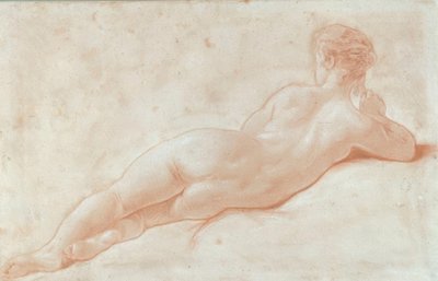 Nude Woman Lying on Her Back by François Boucher