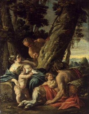 Satyr and Nymph by François Boucher