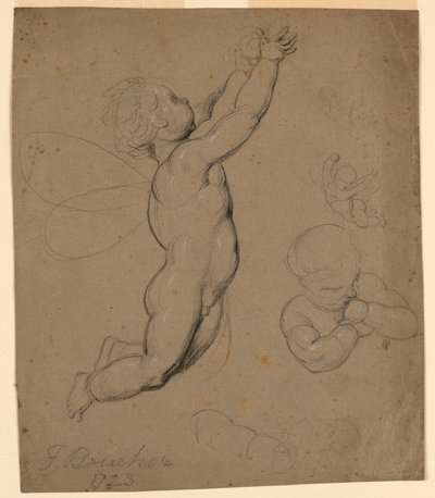 Studies of Putti by François Boucher