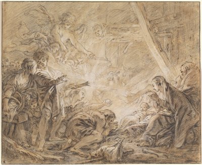 The Adoration of the Shepherds by François Boucher