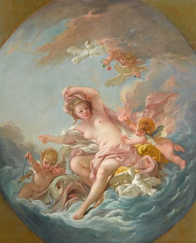 Venus Rising from the Waves, c.1766 by François Boucher