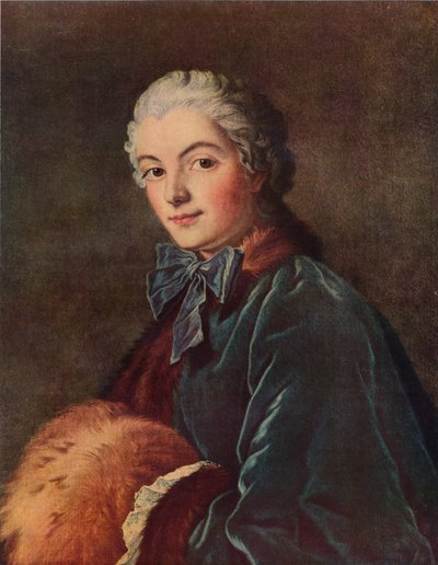 Young Lady with a Muff by François Boucher