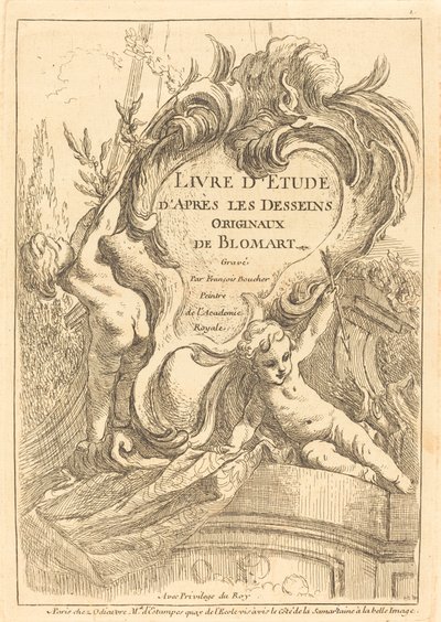 Title Page by François Boucher after Abraham Bloemaert