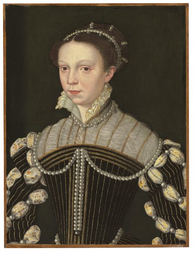 Elisabeth of Valois, Queen of Spain by François Clouet