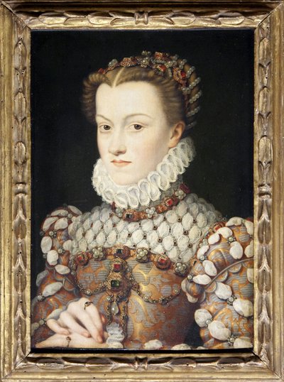 Portrait of Elisabeth of Austria by François Clouet