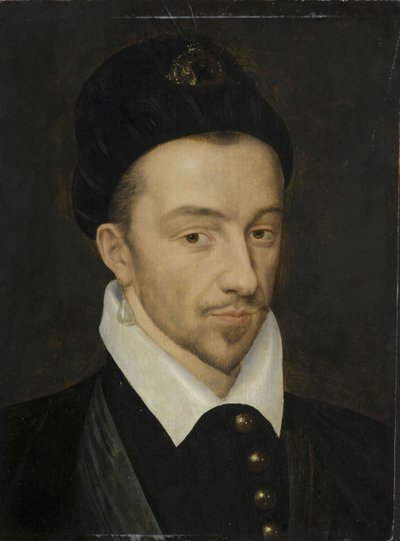 Portrait of Henry III of France by François Clouet