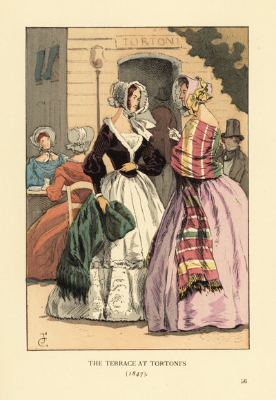The Terrace at Tortoni’s by François Courboin