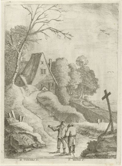 Hilly Landscape by François Deroy