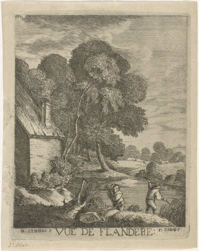 Flemish Landscape (Vue de Flandere) by François Deroy