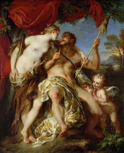 Hercules and Omphale by François Lemoyne