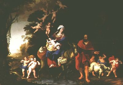 The Flight into Egypt by François Verwilt