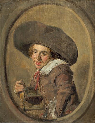 A Young Man in a Large Hat by Frans Hals