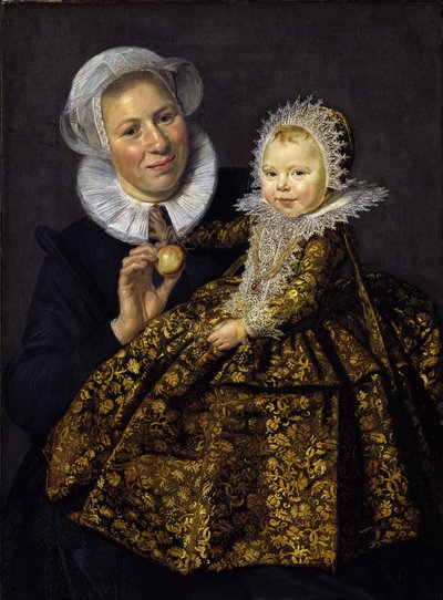 Catharina Hooft with Her Nurse by Frans I Hals