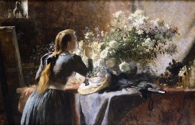 Visiting the Studio by Frans Mortelmans