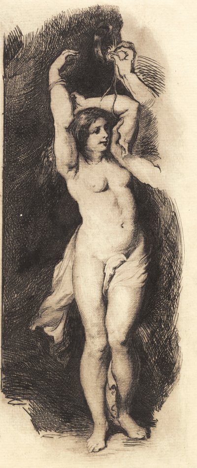 Andromeda, after Rubens by Frans Schwartz