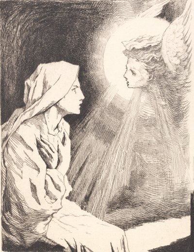 The Annunciation by Frans Schwartz
