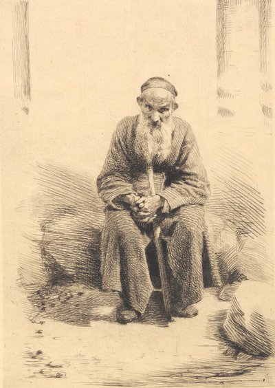 An Old Oriental by Frans Schwartz