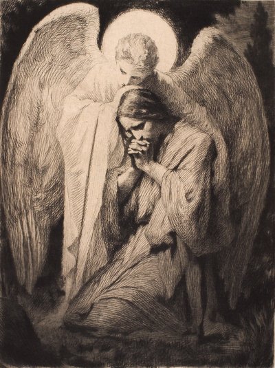 Christ in Gethsemane by Frans Schwartz