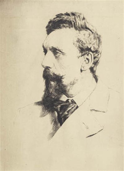Portrait of Carl Bloch by Frans Schwartz