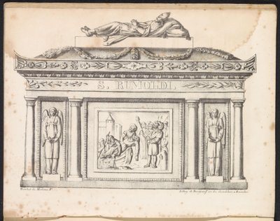 Reliquary of Saint Rumbold, 1825 by Frans Vervloet
