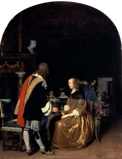 The Oyster Meal by Frans van Mieris