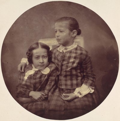 Hermine and Marie Antoine, 1850s-60s by Franz Antoine