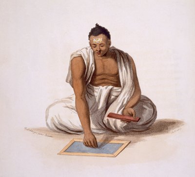A Dyback, or Astrologer, 1804 by Franz Balthazar Solvyns
