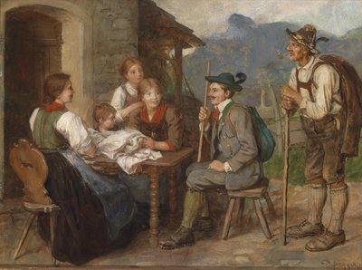 Salon Tyrolean by Franz Defregger
