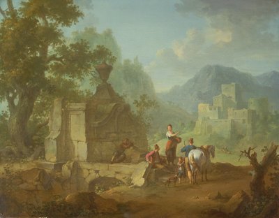Rustic Landscape by Franz Ferg