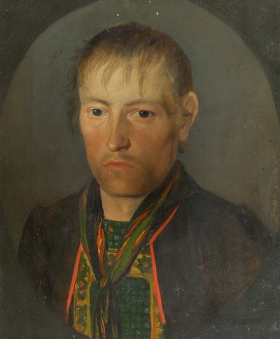 Portrait of a Farmer by Franz Gasser