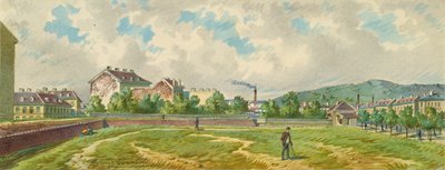 The Währinger Gürtel in Vienna by Franz Gerasch