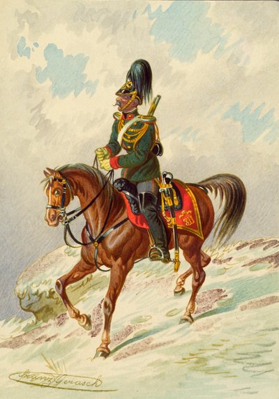 Soldier on Horseback by Franz Gerasch