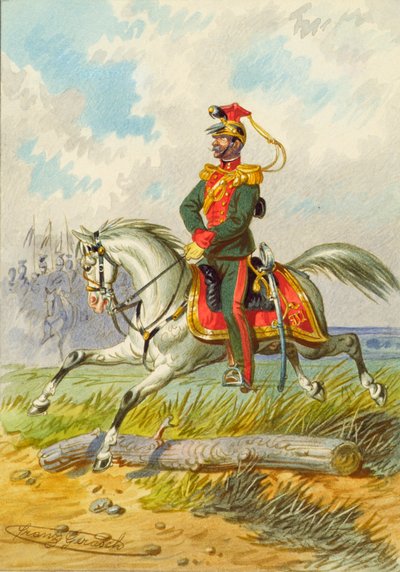 Soldier on Horseback by Franz Gerasch
