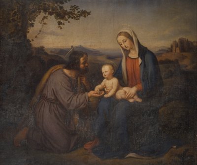 The Rest on the Flight into Egypt by Franz Hellweger