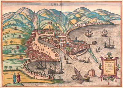 Chios or Chio, Greece by Franz Hogenberg
