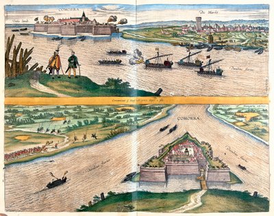 Fortress of Komarno, Slovakia by Franz Hogenberg