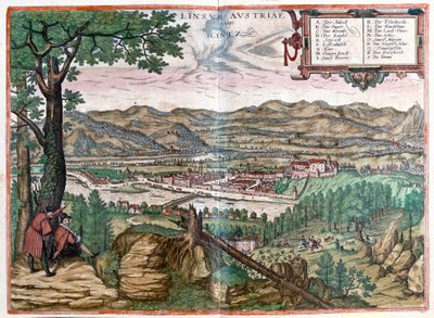 Linz, Austria by Franz Hogenberg