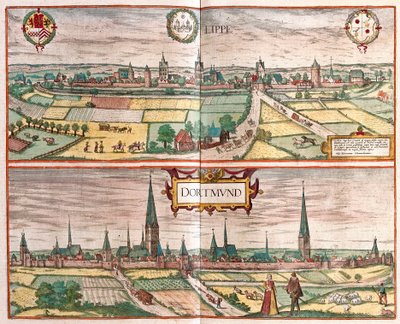 Lippe - Dortmund, Germany by Franz Hogenberg