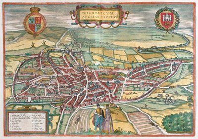 Norwich - Great Britain by Franz Hogenberg