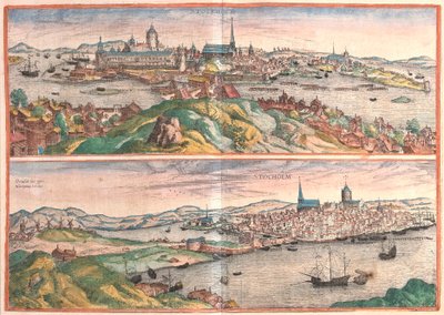 Stockholm, Sweden (engraving) by Franz Hogenberg