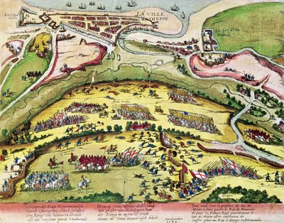 The Siege of Dieppe in 1589 by Franz Hogenberg