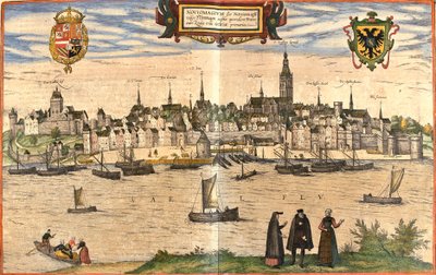 View of Nimegue, Netherlands by Franz Hogenberg